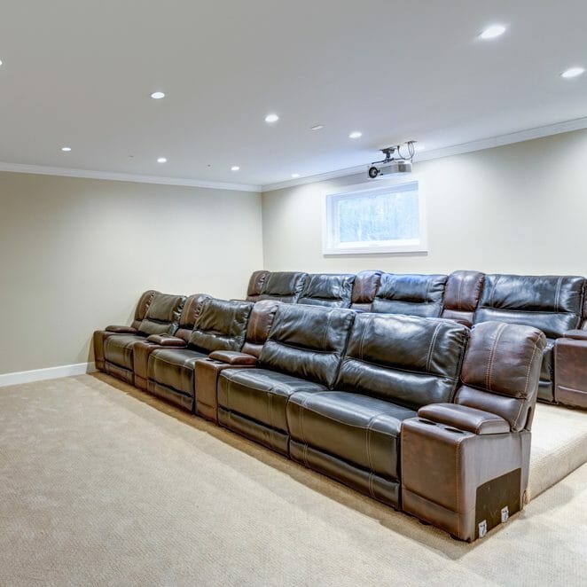 Basement Movie Theater