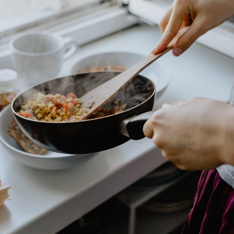 Cooking In Skillet